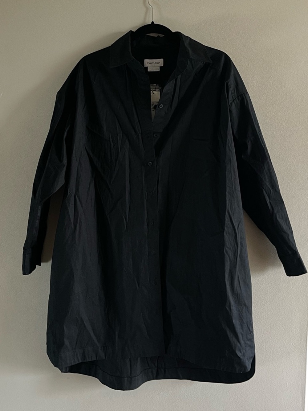 Calvin Klein Black Shirt Dress